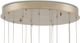 Currey & Company Piero Multi-Drop Painted Silver/White Pendant Lighting-2