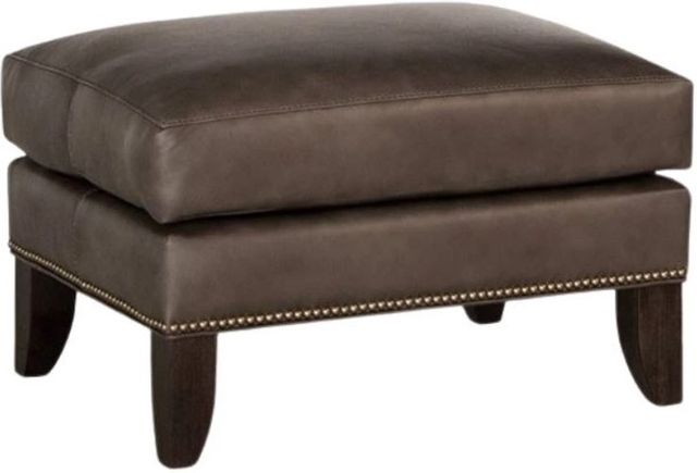 Smith Brothers Customizable 538 Leather Ottoman-0