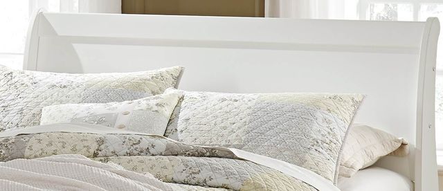 Signature Design by Ashley® Anarasia 5-Piece White Queen Sleigh Headboard Set-2