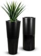 Le Present Duo Black 36" Cylinder Planter-3