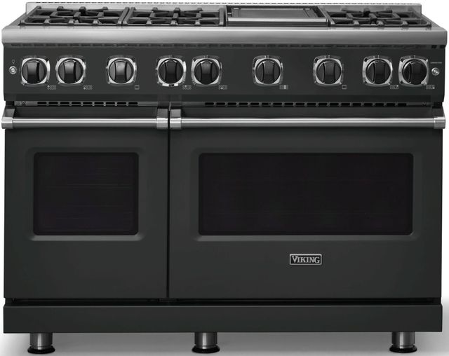 Viking® 7 Series 48'' Antique Bronze Pro Style Gas Range with Griddle-0
