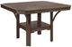 C R Plastics Chocolate Square Dining Table-0