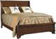 Durham Furniture George Washington Architect Vernon Queen Sleigh Bed With Low Footboard-0