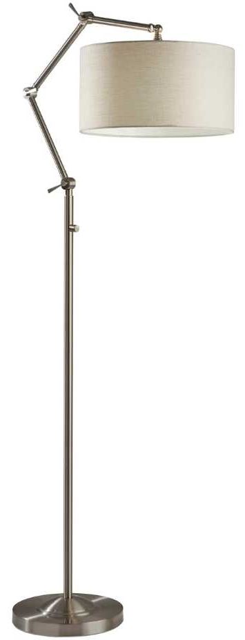 Adesso® Willard Black Floor Lamp-0