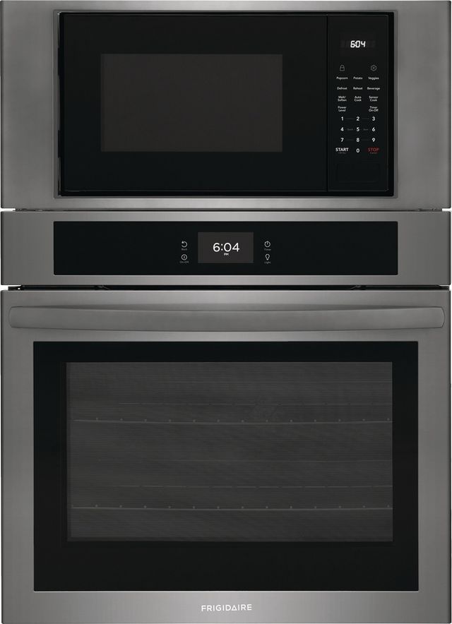 Frigidaire® 30" Black Stainless Steel Oven/Microwave Combo Electric Wall Oven -0