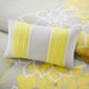 Olliix by Madison Park Lola Yellow King Comforter Set-4