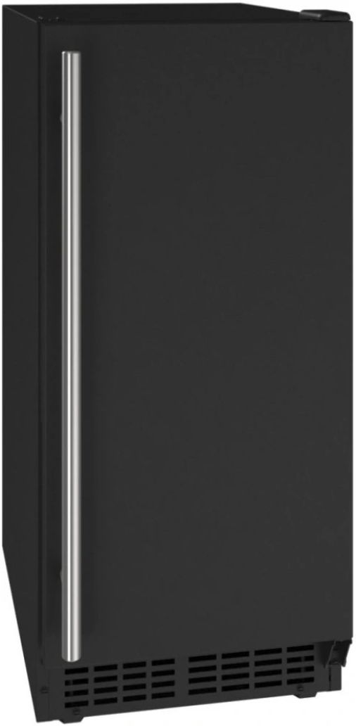 U-Line®  ADA Series 15" 25 lb. Black Solid Ice Maker-0