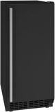 U-Line® ADA Series 15" 25 lb. Black Solid Ice Maker-0