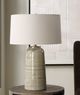 Uttermost® Strata Tan Glaze Table Lamp-1