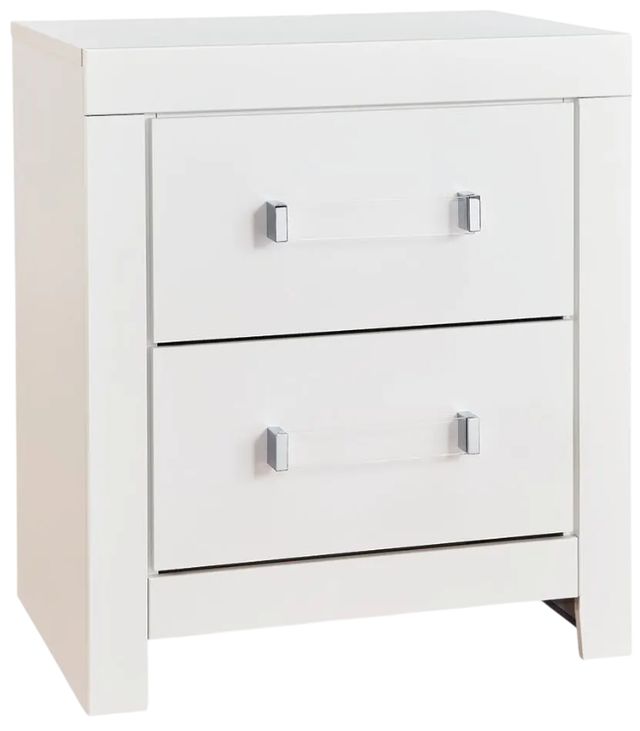 Signature Design by Ashley® Maeling White 2-Drawer Nightstand-0