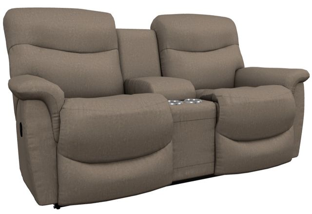 La-Z-Boy® James Marble Manual Reclining Loveseat with Console-0