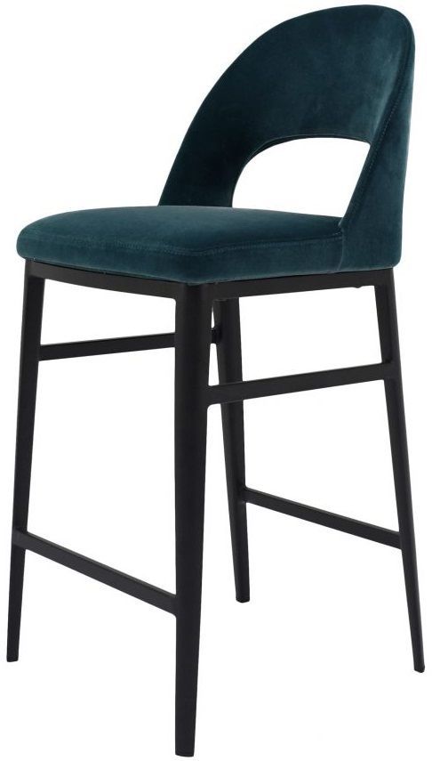 Moe's Home Collection Roger Teal Counter Stool-3