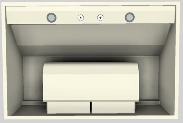 Vent-A-Hood® 36" Biscuit Wall Mounted Range Hood-3