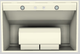 Vent-A-Hood® 36" Biscuit Wall Mounted Range Hood-3