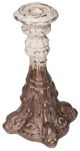 A & B Home Magnesia Gold/White Candle Holder-1