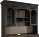 Riverside Furniture Regency Antique Oak/Matte Black Credenza Hutch-0
