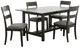 Primo International™ 5100 5-Piece Dark Gray Dining Set-0