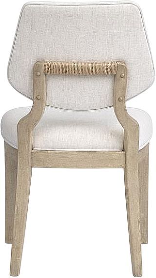 Magnussen Home® Sunset Cove Sanibel Brown Dining Side Chair with Upholstered Seat and Back-3