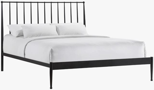 Intercon Matte Transitional Queen Bed-0