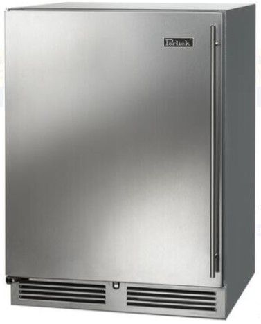 Perlick® Stainless Steel 24" Built-In Under Counter Outdoor Refrigerator-0