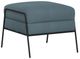 International Furniture Direct Tyne Slate Blue Ottoman-0