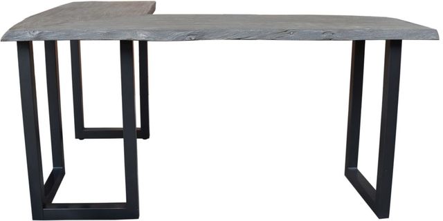 Coast2Coast Home™ Sandblast Graywash L-Shaped Writing Desk-2