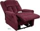 Mega Motion® Trio Tenacity Vance Wine Power Lift Recliner-2
