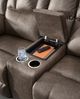 Signature Design by Ashley® Knoxlee Driftwood Manual Reclining Loveseat with Console-4