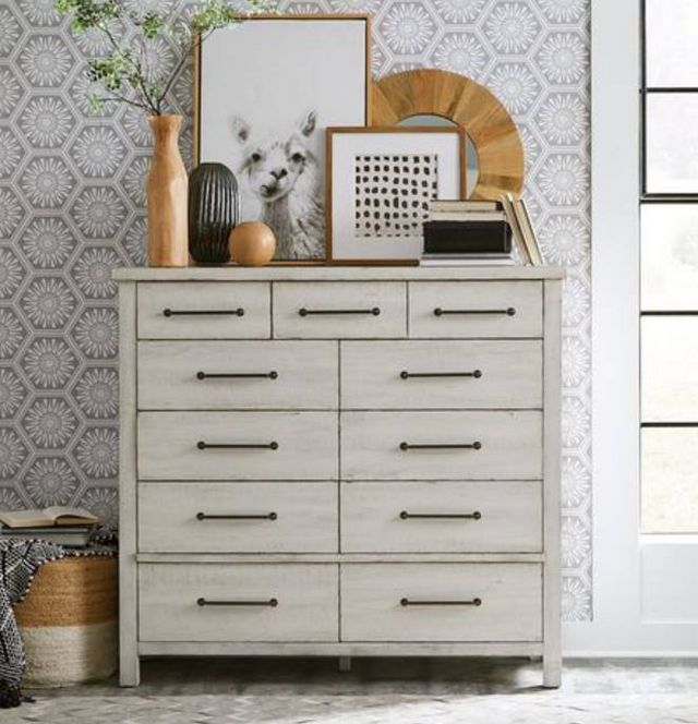 Liberty Furniture Modern Farmhouse Flea Market White Chesser-8