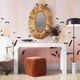 TOV Furniture Tribal Natural Abaca Grass Wall Mirror-1
