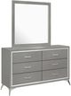 New Classic® Home Furnishings Huxley Gray Dresser and Mirror Set-0