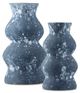 Currey & Company Phonecian Navy/White Large Vase-1