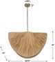 Uttermost® Bend Brass/Brown Pendant-2