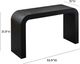 TOV Furniture Hump Black Arched Console Table-2