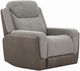 Corinthian Furniture Jenner Charcoal/Gray Power Recliner with Power Headrest -0
