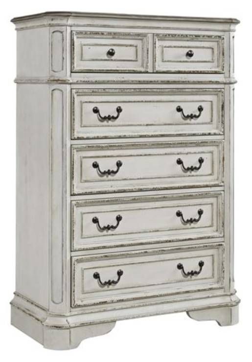Liberty Furniture Magnolia Manor Antique White Chest