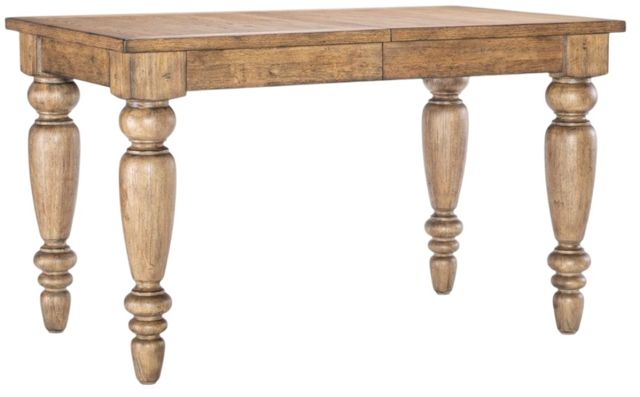 Legacy Classic Vintage Market Chimney Barnwood Oak Counter Table-0