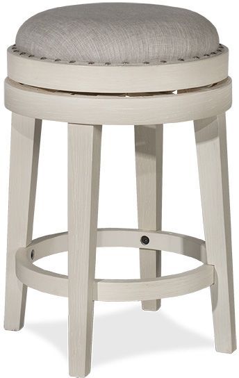 HH2 Home Carlito Weathered White Counter Stool-0