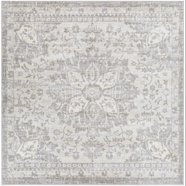 Surya Monaco Gray/Ivory 4'x6' Area Rug-2