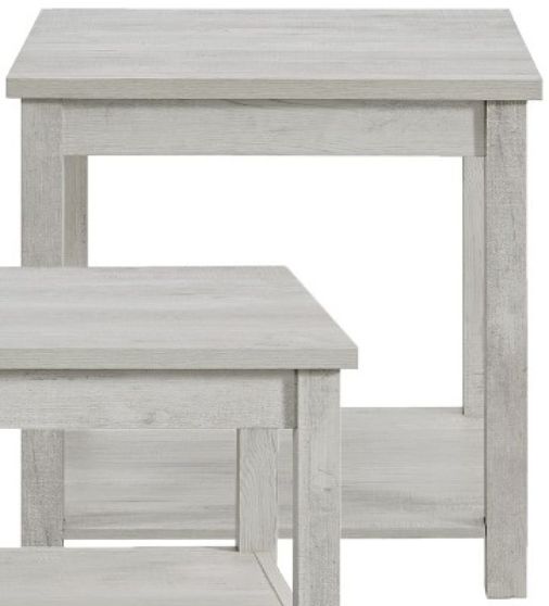 Elements International Eleanor 3-Piece White Occasional Set-1