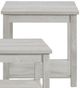 Elements International Eleanor 3-Piece White Occasional Set-1