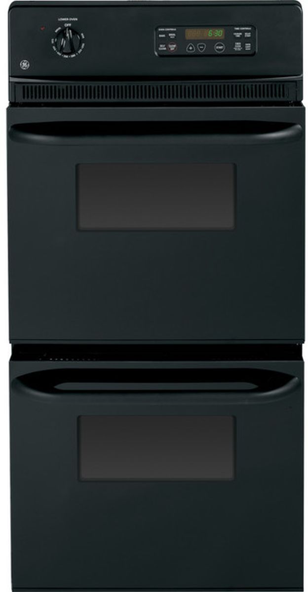 GE® 24" Black Electric Built In Double Oven-0