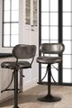 HH2 Home Athena Black Swivel Adjustable Stool-2