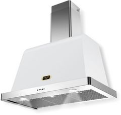 Lofra® Dolcevita 36" White Wall Mounted Range Hood 