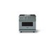 Viking® 5 Series 36" Novembery Sky Pro Style Dual Fuel (NG) Range with Polished Chrome Trim-0