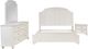 Powell® Naples 4-Piece Antique White Queen Panel Bedroom Set-3