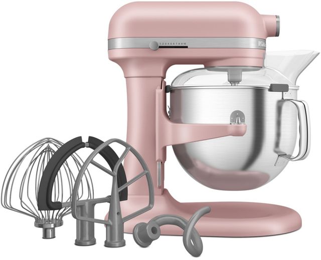 KitchenAid® Matte Dried Rose 7 Quart Bowl-Lift Stand Mixer-4