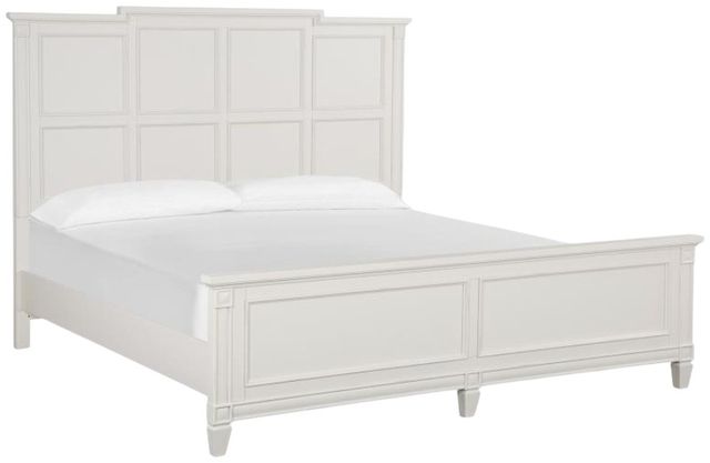 Magnussen Home® Willowbrook Egg Shell White California King Panel Bed-0