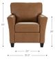 La-Z-Boy® Roscoe duo® Raven Power Reclining Chair-5