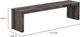 Moe's Home Collection Vintage Grey Large Bench-2